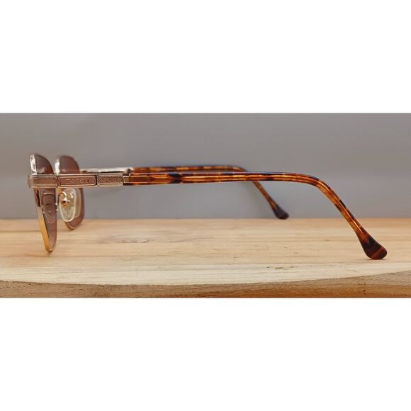 Baron Eyewear Baron Metal Collection A7073 54-14-140 Gold Eyeglasses Frames - Picture 8 of 16